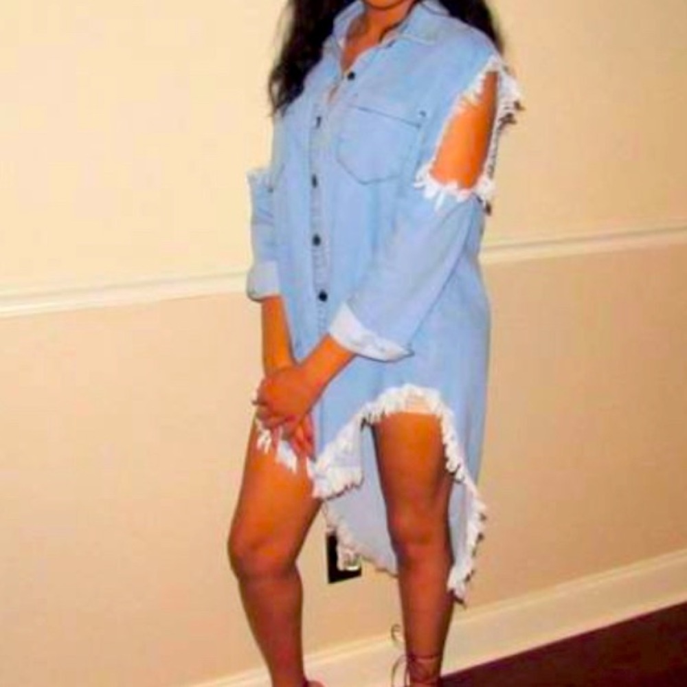Jean Dress (High Low)